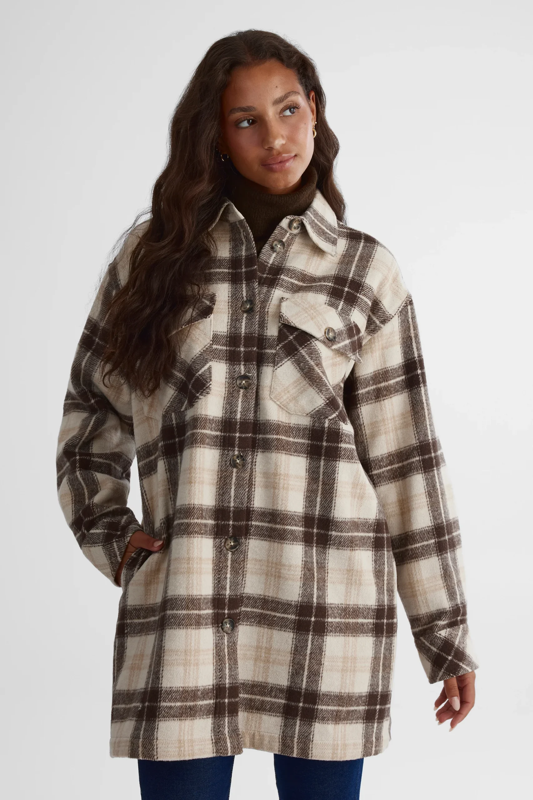Women’s Casual Checkered Shirt - Image 4