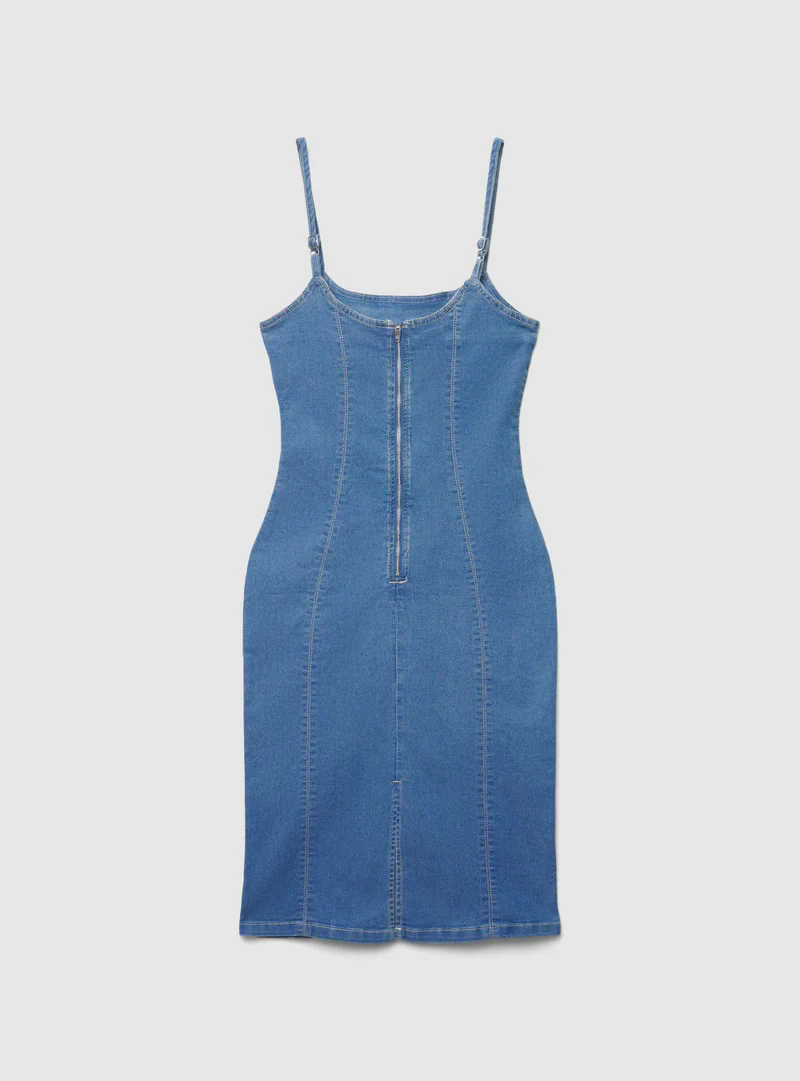 Women’s Slim-Fit Denim Dress - Image 7